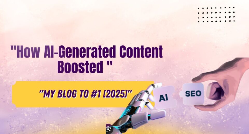 How AI-Generated Content Boosted My Blog to #1 [2025]